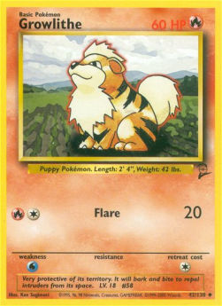 Growlithe - Base Set 2 (Uncommon) [B2-42]