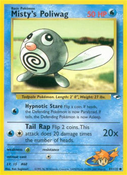Misty's Poliwag - Gym Heroes (Common) [GH-87]