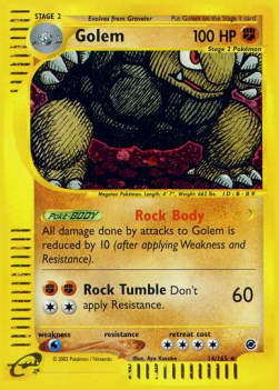 Golem - Expedition Base Set (Holo Rare) [EX-14]