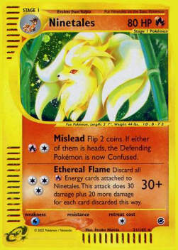 Ninetales - Expedition Base Set (Holo Rare) [EX-21]