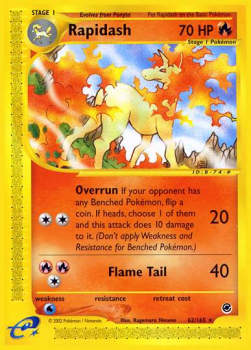 Rapidash - Expedition Base Set (Rare) [EX-62]