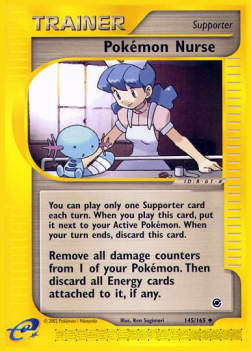 Pokémon Nurse - Expedition Base Set (Uncommon) [EX-145]