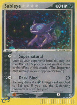 Sableye - EX Sandstorm (Holo Rare) [SS-10]