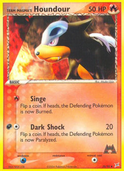 Team Magma's Houndour (Singe) - EX Team Magma vs Team Aqua (Uncommon) [MA-35]