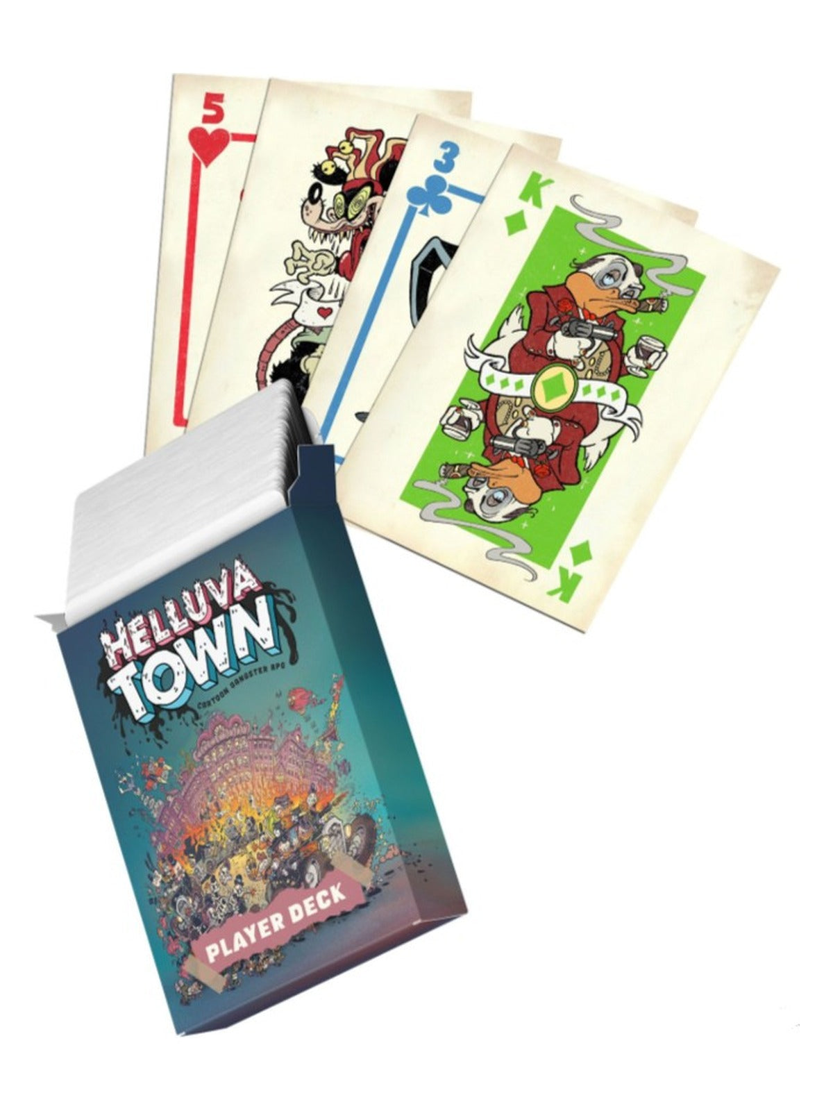 Helluva Town: Poker Deck (Player Deck) - Accessorio (ITA)