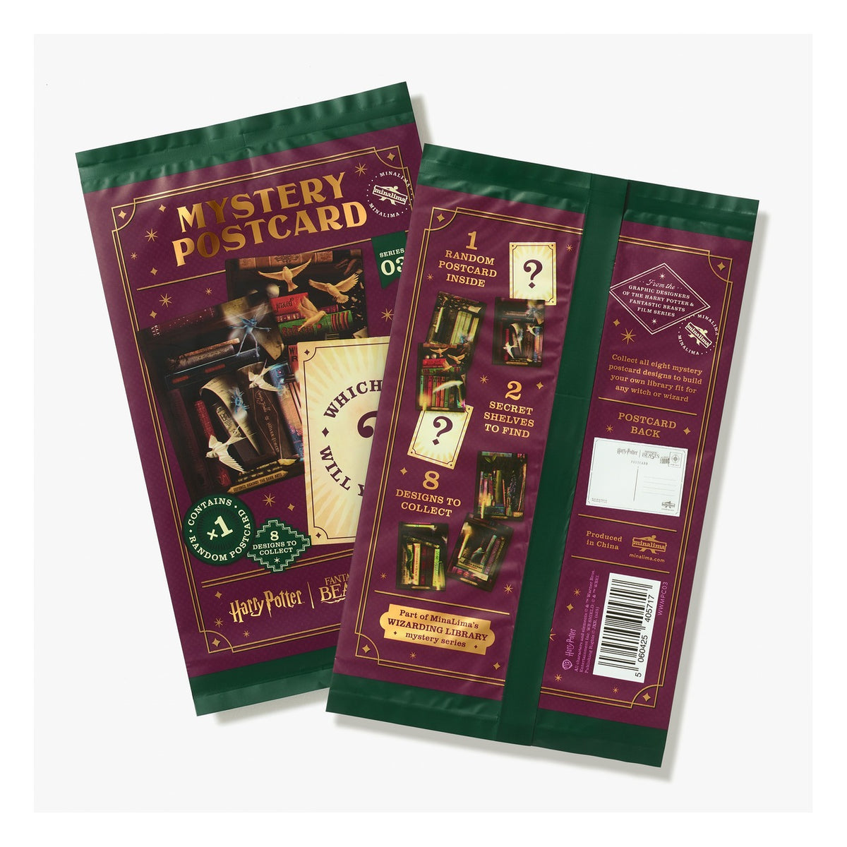 Harry Potter: Serie 03, Wizarding Library - Cartolina Misteriosa