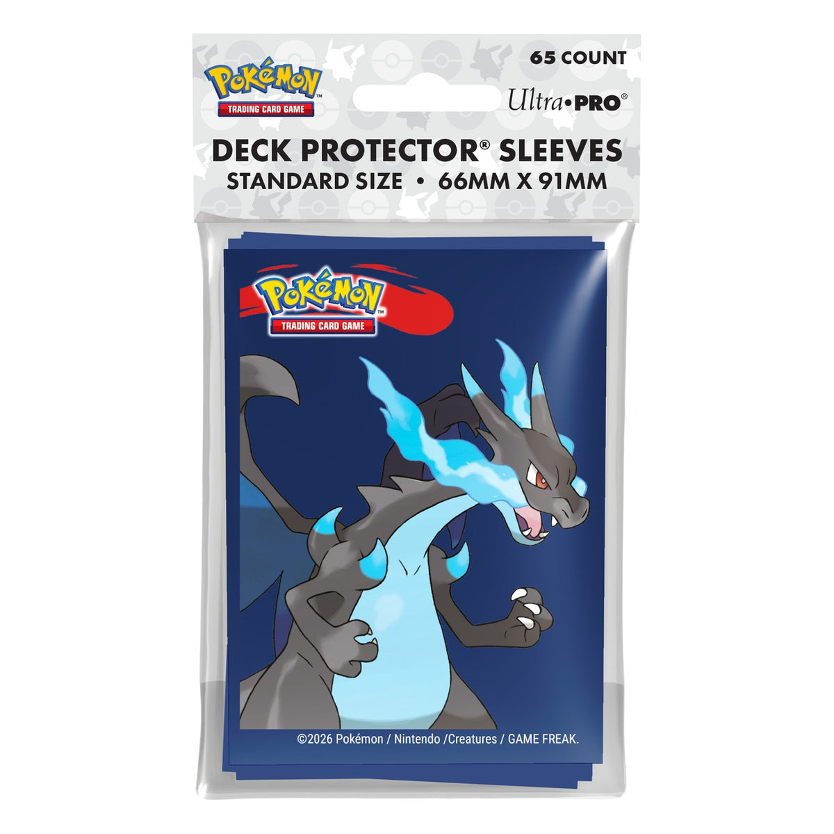 Pokémon Mega Charizard X 65 Deck Protector - Bustine Protettive
