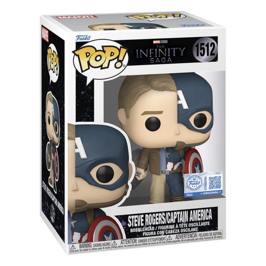 Split Cap/Steve - Funko Pop Marvel (Esclusiva LCG25)