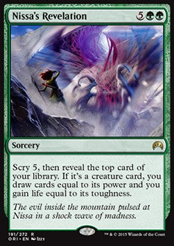 Nissa's Revelation - Magic Origins (Rare) [ORI-191]