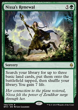 Nissa's Renewal - Battle for Zendikar (Rare) [BFZ-180]