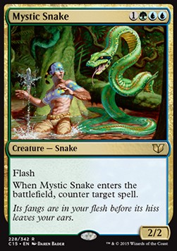 Mystic Snake - Commander 2015 (Rare) [C15-228]