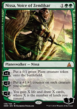 Nissa, Voice of Zendikar - Oath of the Gatewatch (Mythic) [OGW-138]