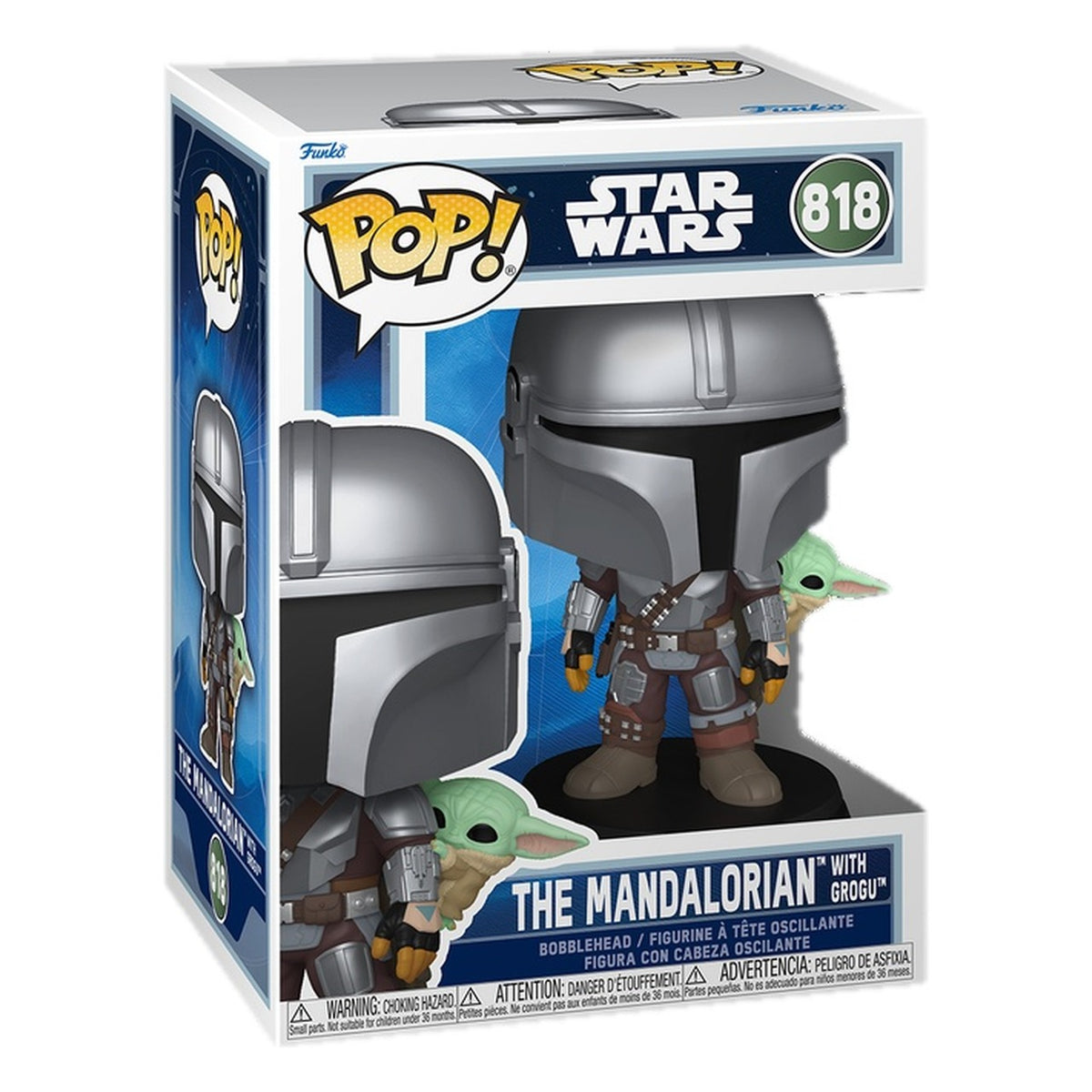 Mandalorian with Grogu - Funko Pop Star Wars Mandalorian & Grogu