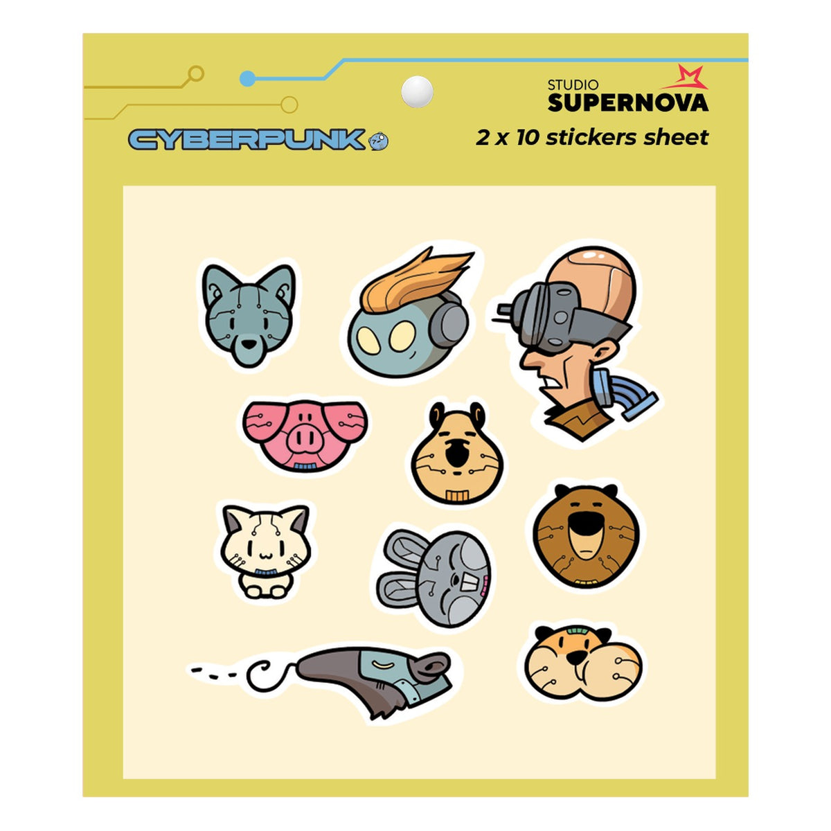 Set Sticker: Cyberpunk 2