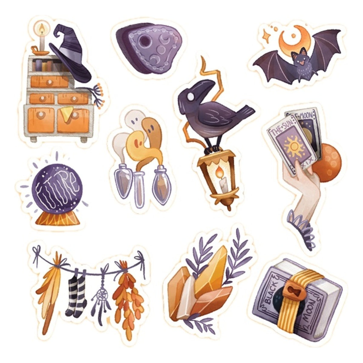 Set Sticker Witchcore 3 - Sticker