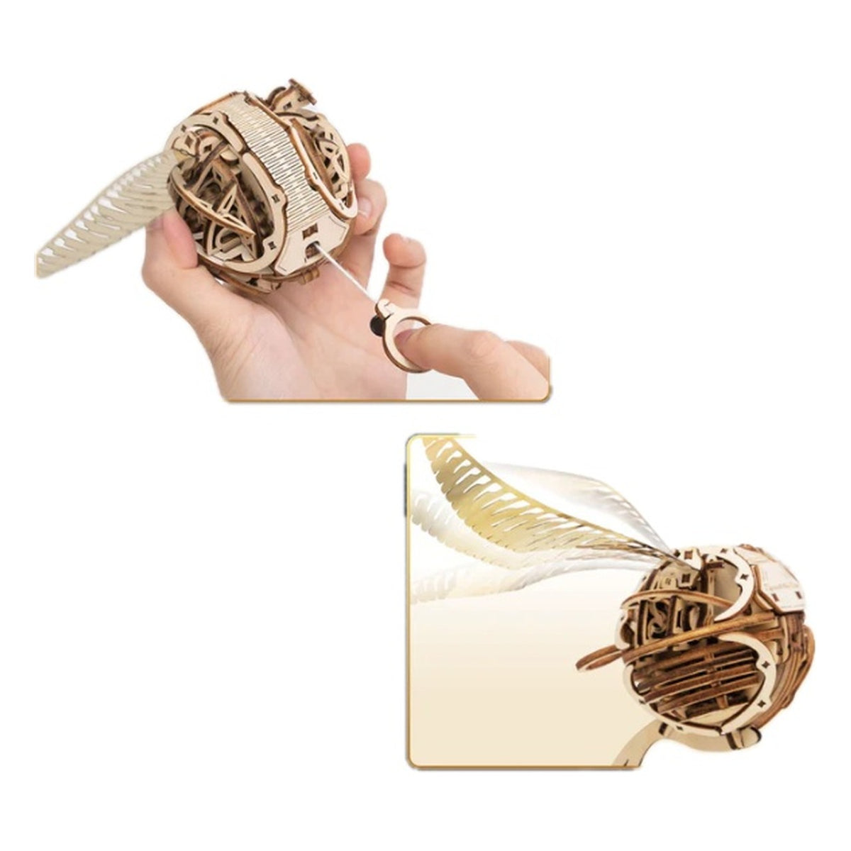 Harry Potter Magic Collectibles: Golden Snitch - Scena in Legno