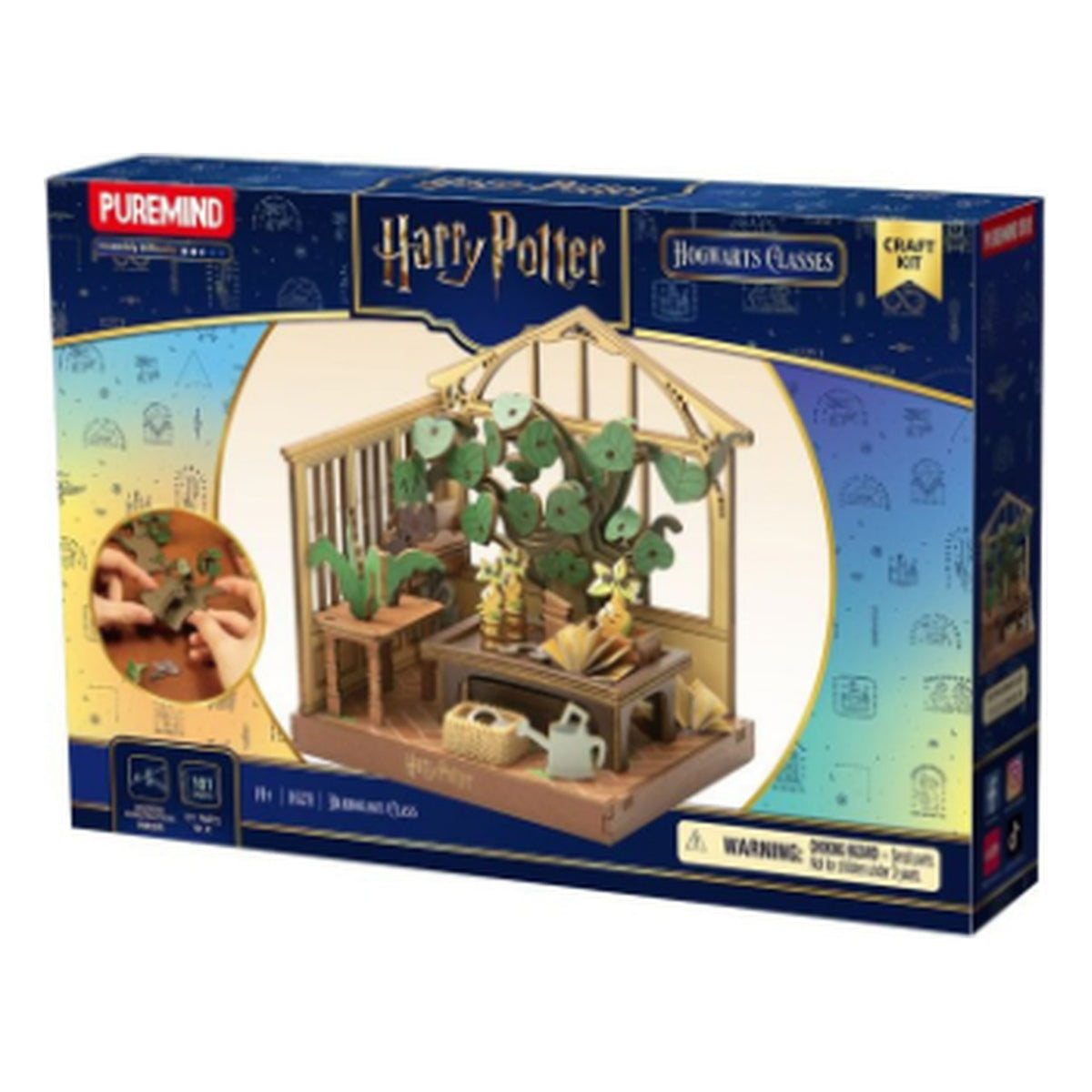 Harry Potter Hogwarts Classes: Herbology Class - Scena in Legno