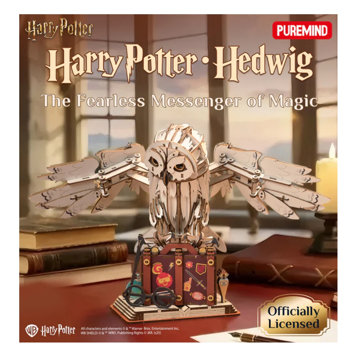 Harry Potter Magic Collectibles: Hedwig - Scena in Legno