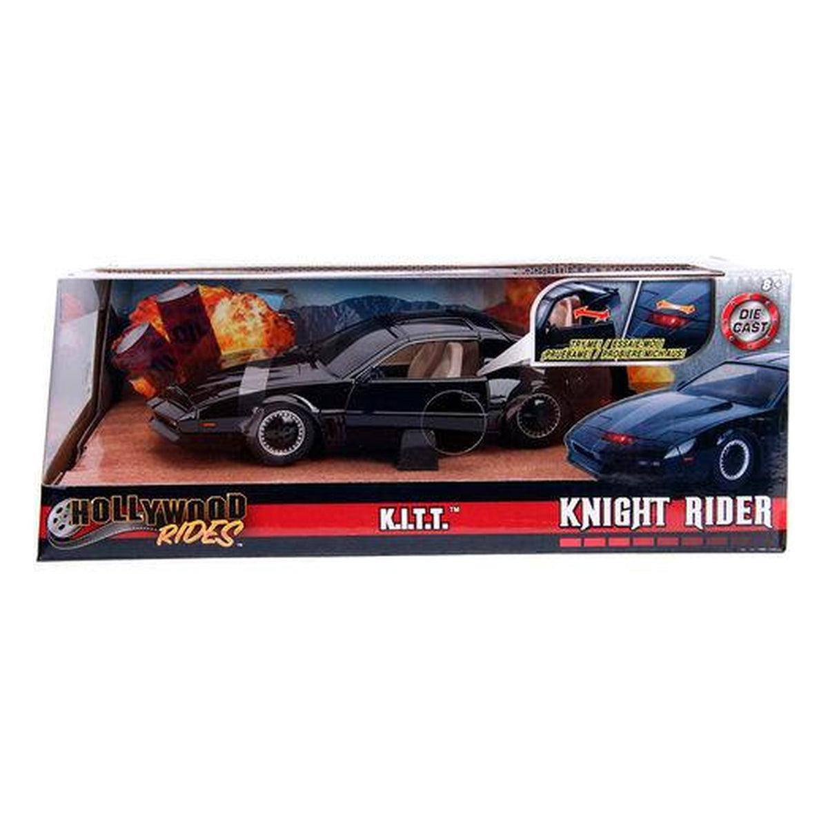 Knight Rider: K.I.T.T. 1982 Pontiac Trans Am Die Cast Scala 1:24 - Modellino