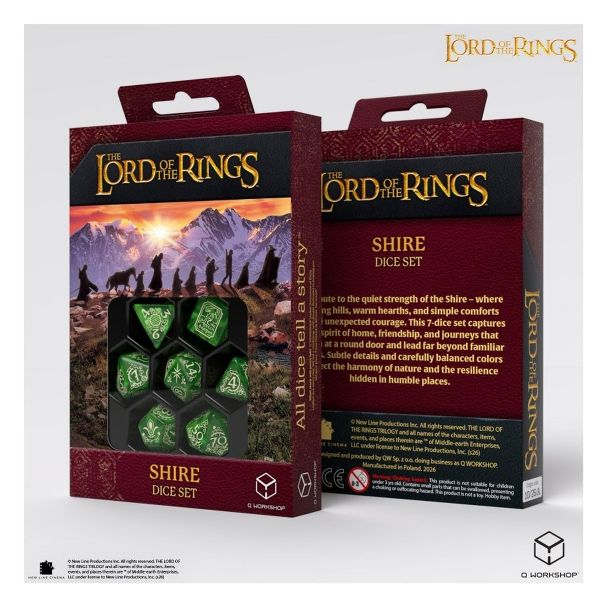 The Lord of the Rings Shire - Set di Dadi