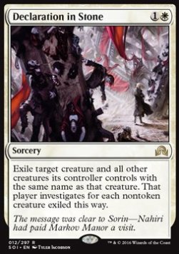 Declaration in Stone - Shadows over Innistrad (Rare) [SOI-12]