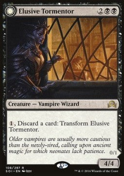 Elusive Tormentor / Insidious Mist - Shadows over Innistrad (Rare) [SOI-108]