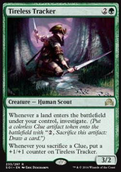 Tireless Tracker - Shadows over Innistrad (Rare) [SOI-233]