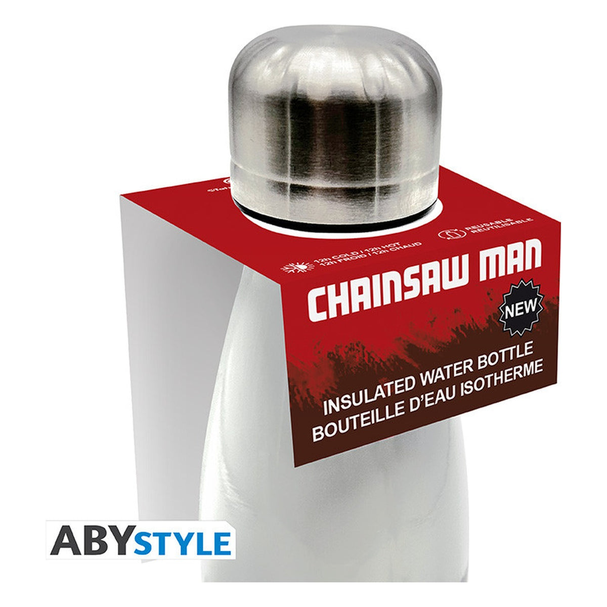 Chainsaw Man: Borraccia Isolata Pochita and Chainsaw Man - Borraccia
