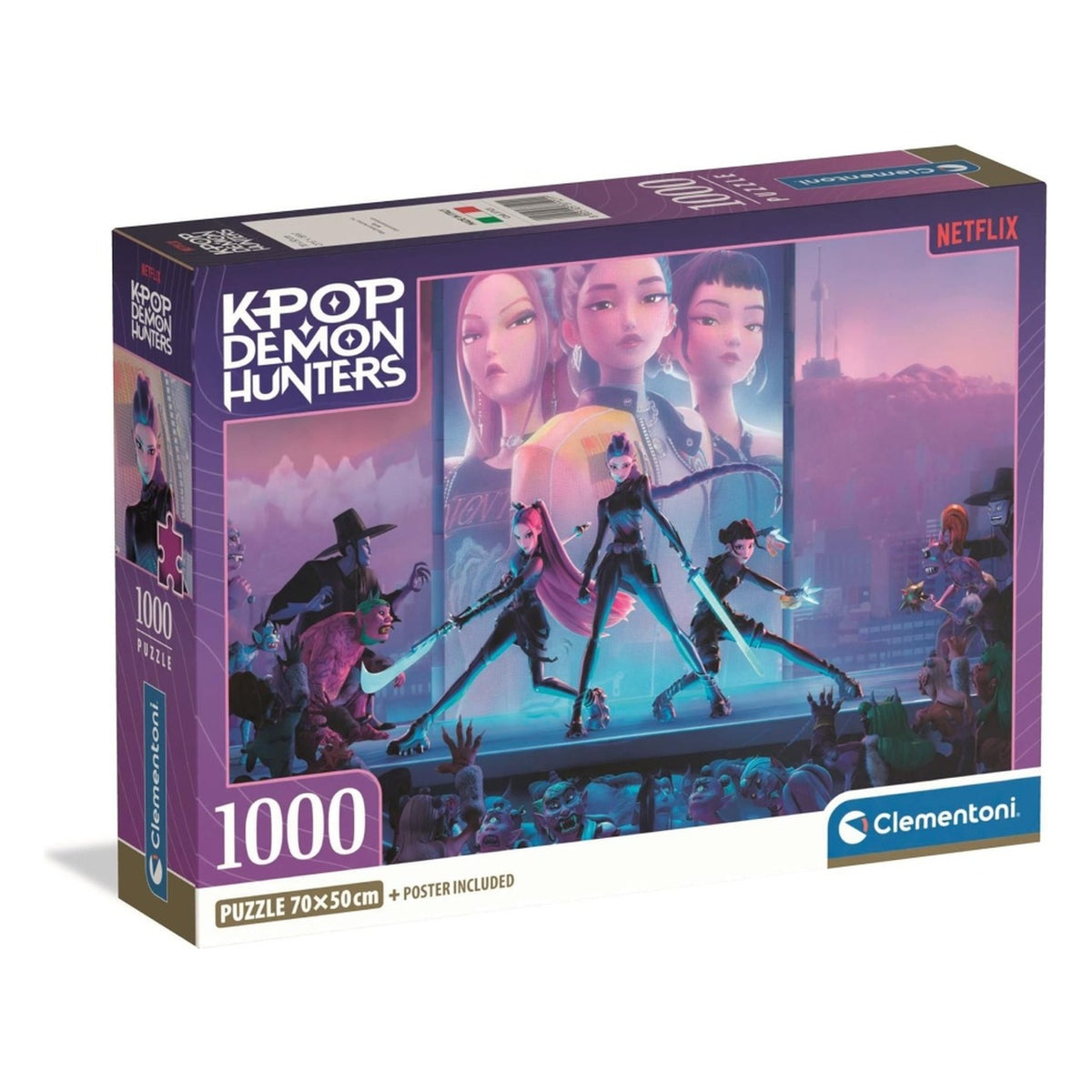 KPop Demon Hunters - Puzzle 1000 Pezzi Compact 1