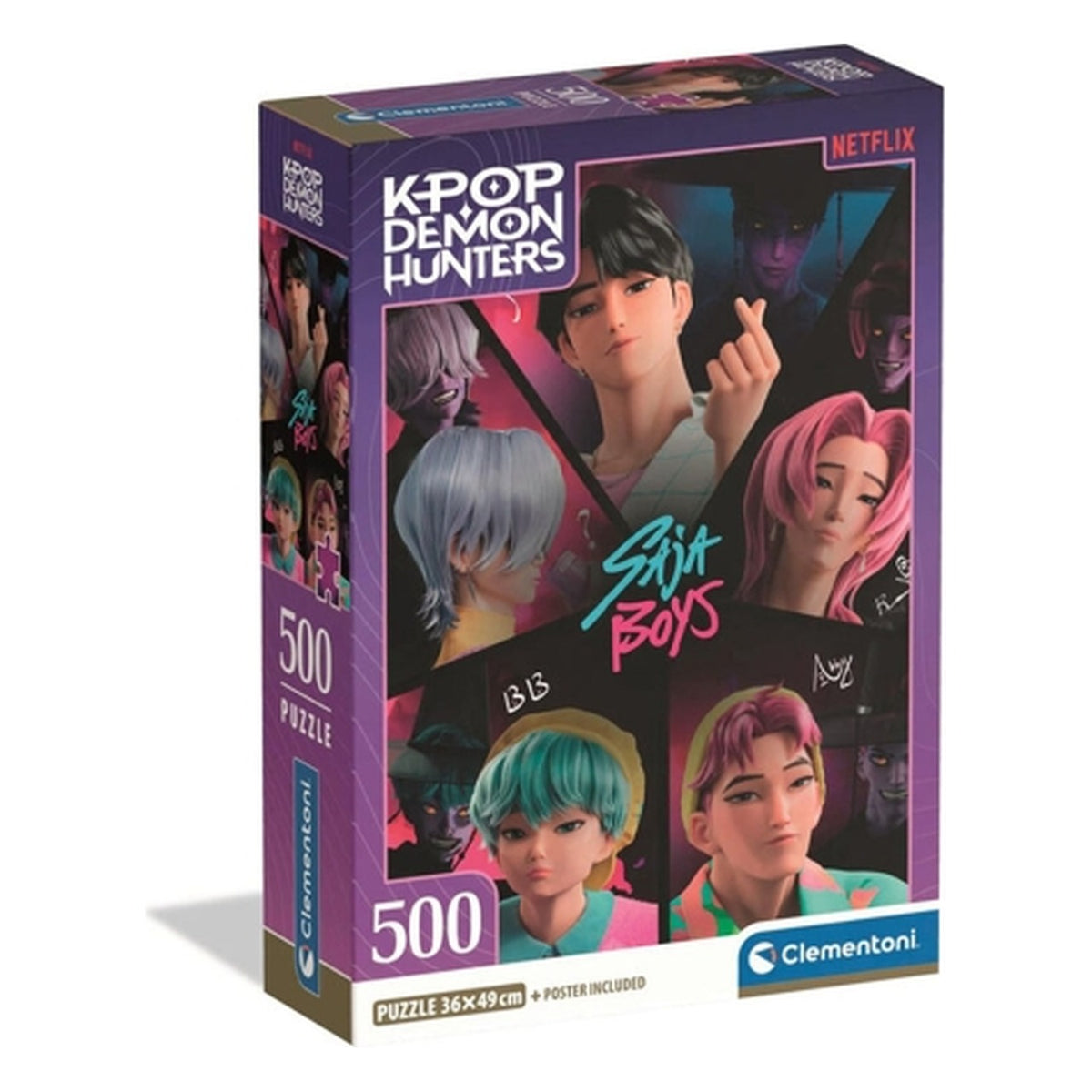 KPop Demon Hunters - Puzzle 500 pezzi Compact 1