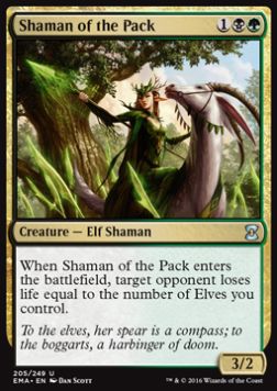 Shaman of the Pack - Eternal Masters (Uncommon) [EMA-205]