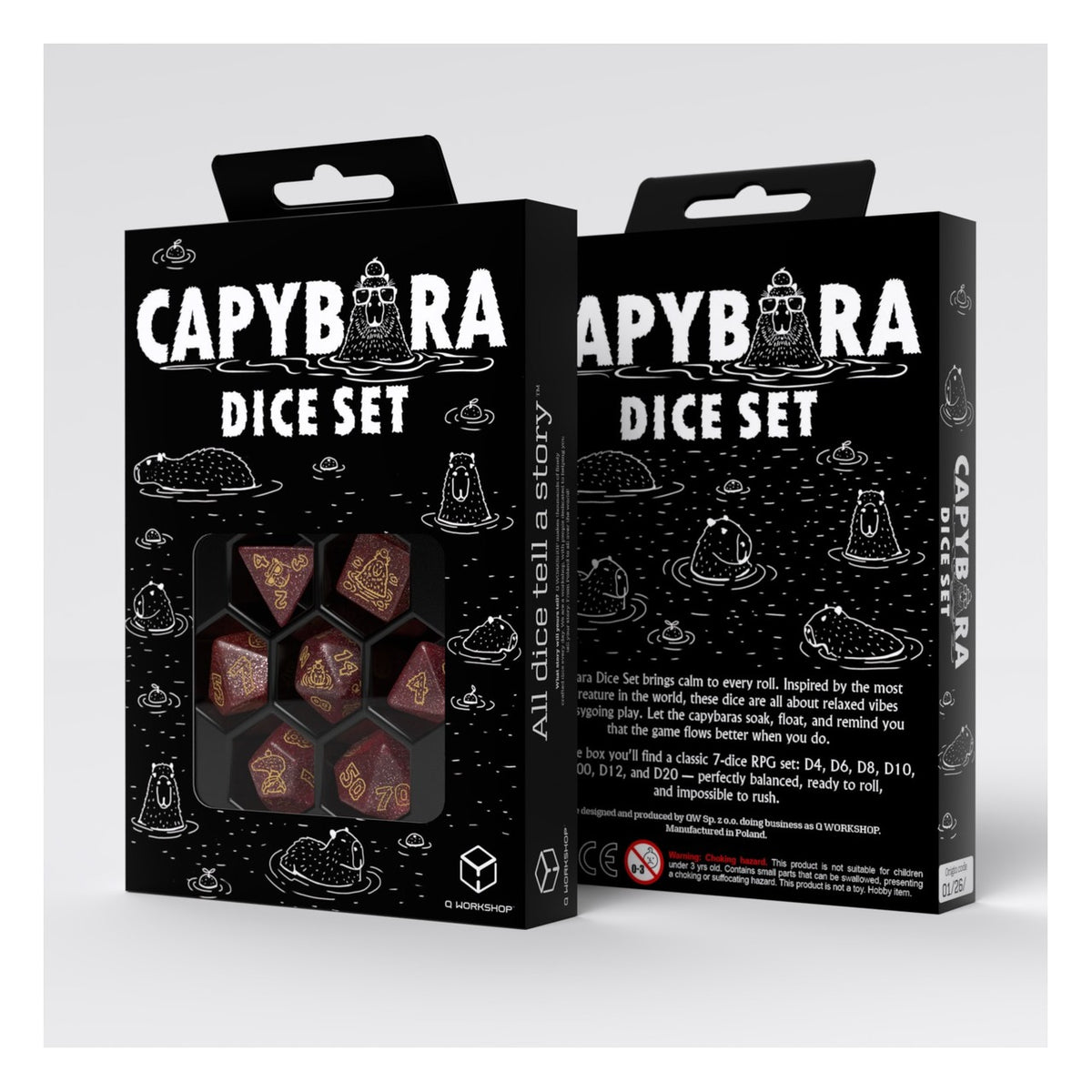 Capybara Chillo SCAP01 - Set di Dadi