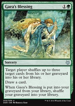 Gaea's Blessing - Duel Decks: Nissa vs. Ob Nixilis (Uncommon) [DDR-10]