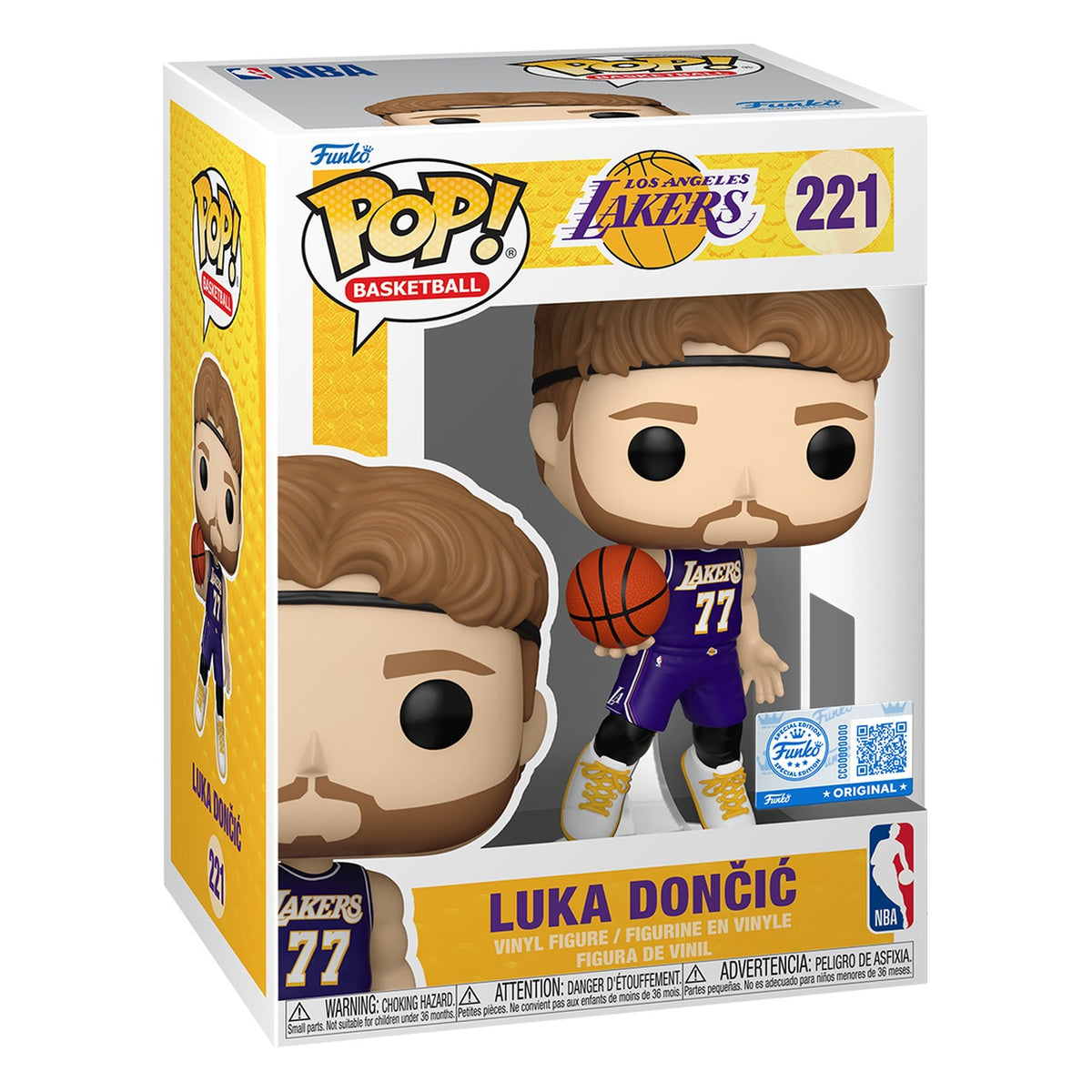 Funko Pop Luka Doncic (2025 Statement Edition) #221 - Esclusiva - Figura in Vinile