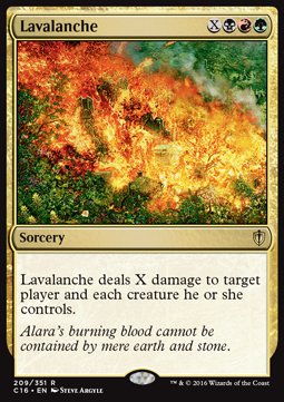 Lavalanche - Commander 2016 (Rare) [C16-209]