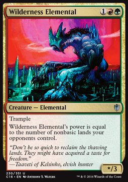 Wilderness Elemental - Commander 2016 (Uncommon) [C16-230]