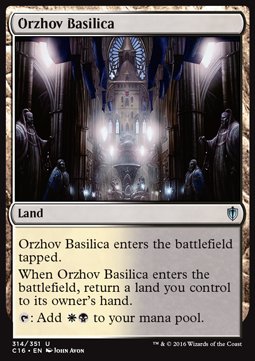 Orzhov Basilica - Commander 2016 (Uncommon) [C16-314]
