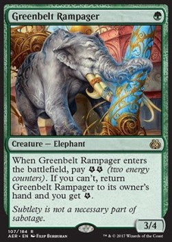Greenbelt Rampager - Aether Revolt (Rare) [AER-107]