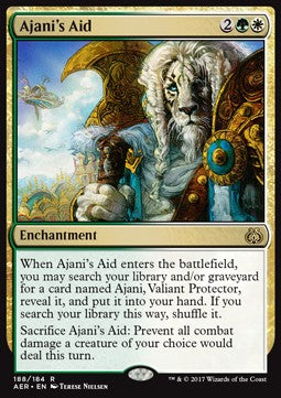 Ajani's Aid - Aether Revolt (Rare) [AER-188]