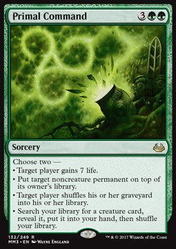 Primal Command - Modern Masters 2017 (Rare) [MM3-132]