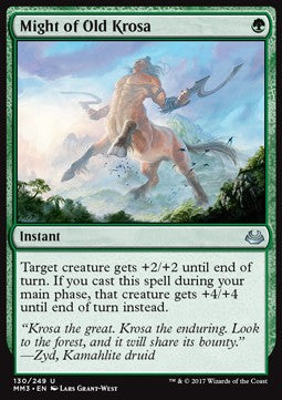 Might of Old Krosa - Modern Masters 2017 (Uncommon) [MM3-130]
