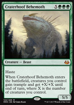 Craterhoof Behemoth - Modern Masters 2017 (Mythic) [MM3-122]