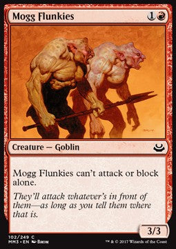 Mogg Flunkies - Modern Masters 2017 (Common) [MM3-102]