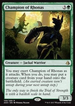 Champion of Rhonas - Amonkhet (Rare) [AKH-159]