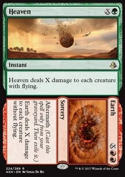 Heaven // Earth - Amonkhet (Rare) [AKH-224]