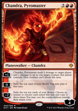 Chandra, Pyromaster - Archenemy: Nicol Bolas (Mythic) [E01-42]