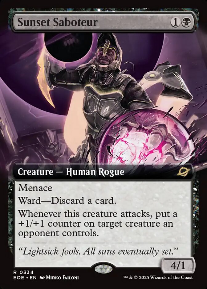 Sunset Saboteur - Edge of Eternities: Extras