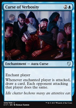Curse of Verbosity - Commander 2017 (Uncommon) [C17-9]