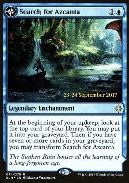 Search for Azcanta / Azcanta, the Sunken Ruin - Ixalan: Promos (Rare) [PXLN-74]