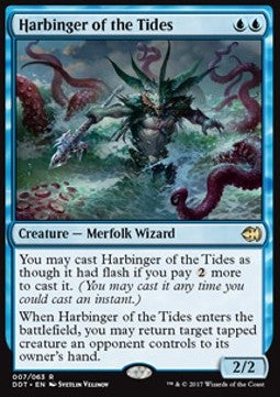 Harbinger of the Tides - Duel Decks: Merfolk vs. Goblins (Rare) [DDT-7]